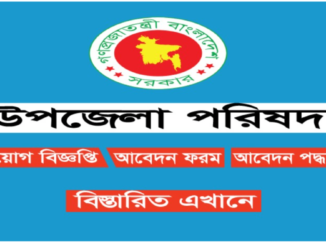 Official logo of Upazila Parishad Office Job Circular 2023.