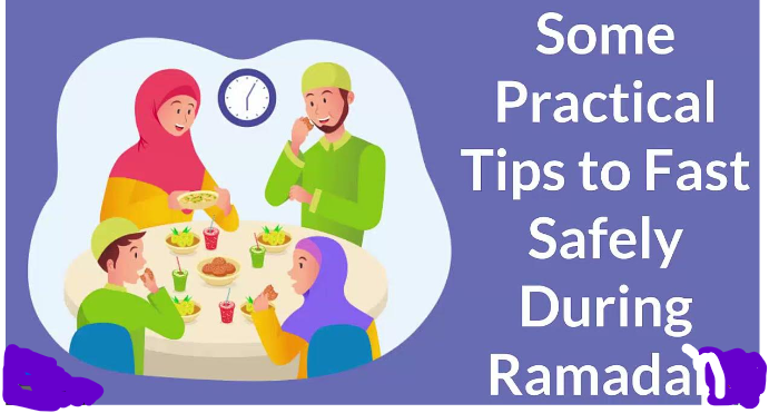 Image shows some Rules of Fasting During Ramadan.