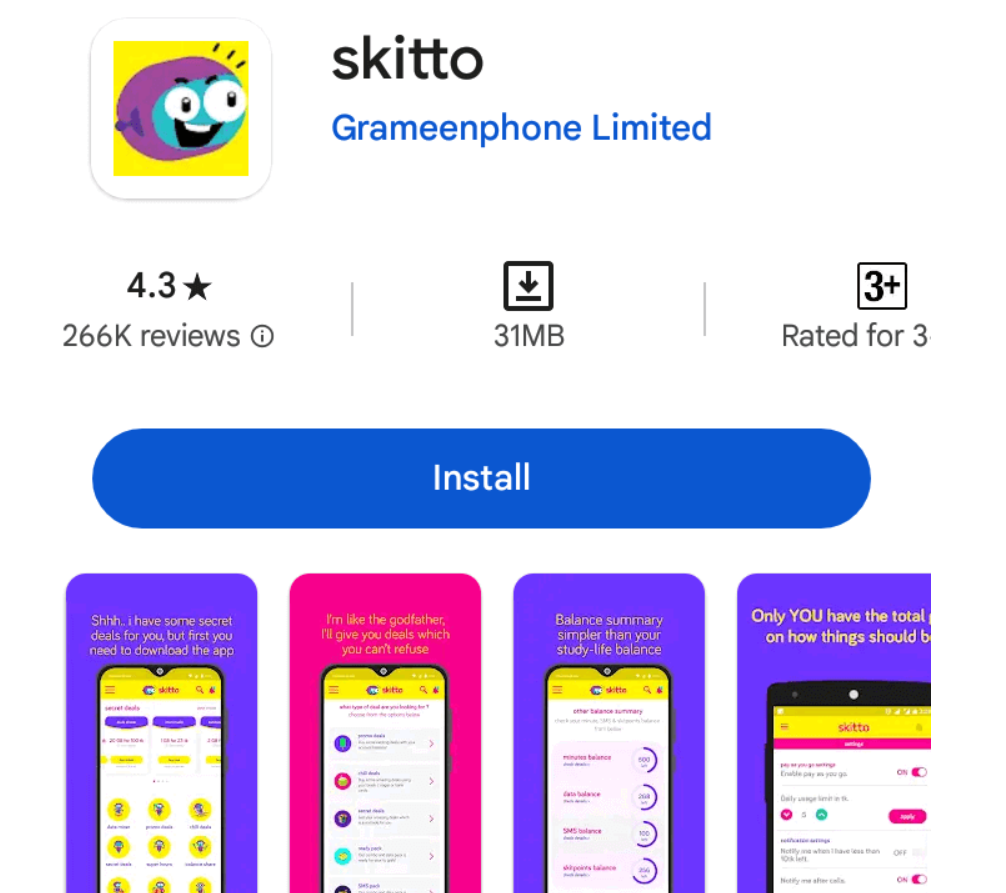 Skittp app and Skitto USSD Code 2024.